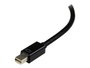 Startech Adaptador Mini DisplayPort (Mini DP) a VGA, DVI, HDMI - Convertidor 3 en 1, Cable de 27 cm, Resolución 1920x1200, 1080p Full HD, 7.1 Audio