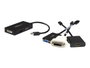 Startech Adaptador Mini DisplayPort (Mini DP) a VGA, DVI, HDMI - Convertidor 3 en 1, Cable de 27 cm, Resolución 1920x1200, 1080p Full HD, 7.1 Audio