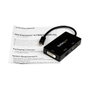 StarTech.com Adaptador 3 en 1 Mini DisplayPort a HDMI, VGA y DVI, Negro