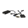 StarTech.com Adaptador 3 en 1 Mini DisplayPort a HDMI, VGA y DVI, Negro