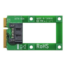 Startech Adaptador mSATA a SATA - Conversor para Unidad SSD o Disco Duro mSATA a Puerto SATA 6Gb/s - Incluye Kit de Montaje