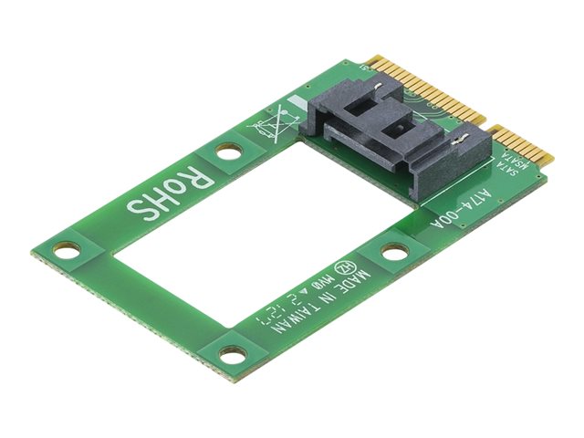 Startech Adaptador mSATA a SATA - Conversor para Unidad SSD o Disco Duro mSATA a Puerto SATA 6Gb/s - Incluye Kit de Montaje