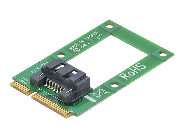 Startech Adaptador mSATA a SATA - Conversor para Unidad SSD o Disco Duro mSATA a Puerto SATA 6Gb/s - Incluye Kit de Montaje