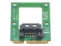 Startech Adaptador mSATA a SATA - Conversor para Unidad SSD o Disco Duro mSATA a Puerto SATA 6Gb/s - Incluye Kit de Montaje