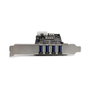 StarTech.com PEXUSB3S42V Tarjeta de 4 Puertos USB 3.2 Gen 1 con Soporte UASP