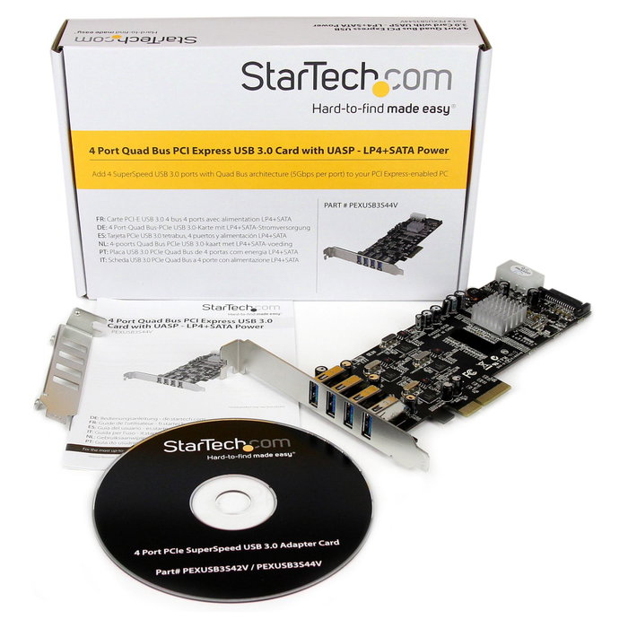 Tarjeta PCI Startech PEXUSB3S44V