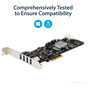 Tarjeta PCI Startech PEXUSB3S44V