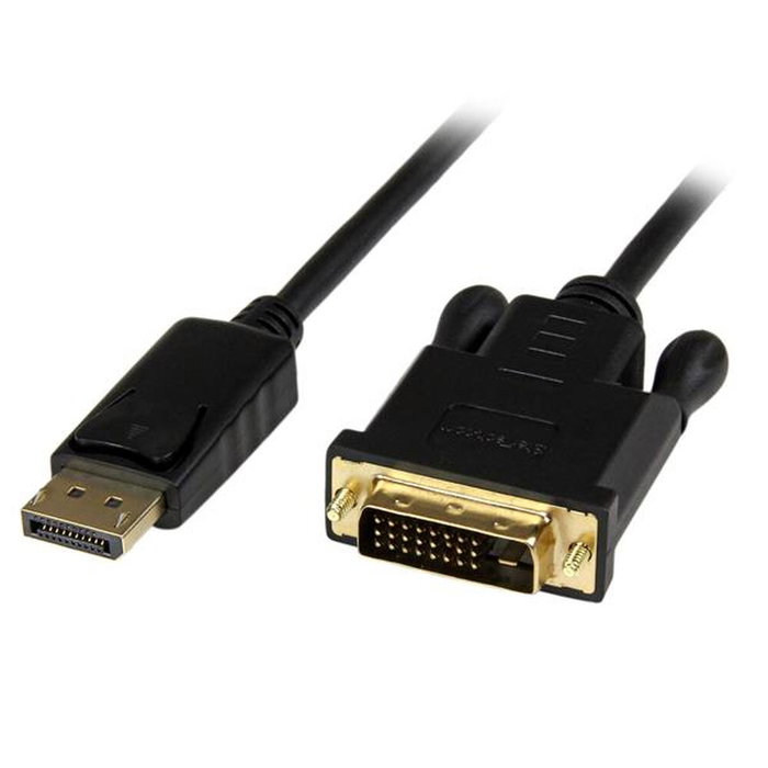 StarTech.com Adaptador Activo de Vídeo Externo DisplayPort a DVI, 1,8 m, Negro StarTech.com Adaptador Activo de Vídeo Externo DisplayPort a DVI, 1,8 m, Negro