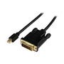 StarTech Cable MDP a DVI de 1,8m (6FT) - Adaptador Activo Mini DisplayPort a DVI - 1920x1200 - Negro