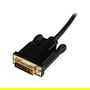 StarTech Cable MDP a DVI de 1,8m (6FT) - Adaptador Activo Mini DisplayPort a DVI - 1920x1200 - Negro
