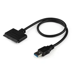 StarTech.com Cable SATA a USB con UASP, Negro, 6 Gbit/s, 49 mm
