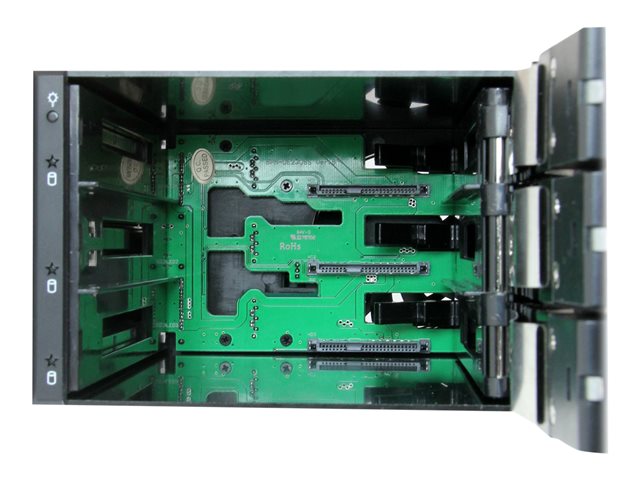 Startechcom Rack Móvil para 3 Discos Duros de 3.5" Hot Swap, SATA III 6 Gb/s, Bastidor Transportable en Aluminio, Compatible con Bahías 5.25", Incluye Cables (Ref: 25SAT35HDD)