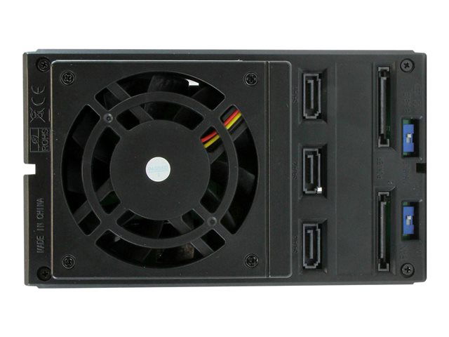 Startechcom Rack Móvil para 3 Discos Duros de 3.5" Hot Swap, SATA III 6 Gb/s, Bastidor Transportable en Aluminio, Compatible con Bahías 5.25", Incluye Cables (Ref: 25SAT35HDD)