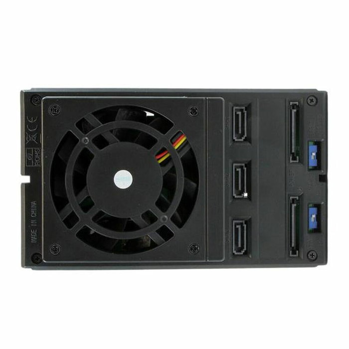 Startechcom Rack Móvil para 3 Discos Duros de 3.5" Hot Swap, SATA III 6 Gb/s, Bastidor Transportable en Aluminio, Compatible con Bahías 5.25", Incluye Cables (Ref: 25SAT35HDD)