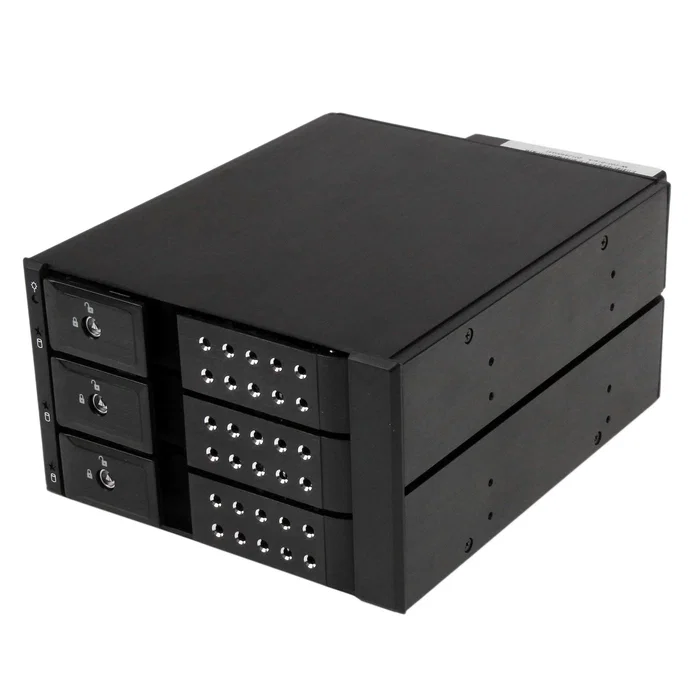 StarTech.com Backplane Móvil con 3 Bahías Hot-Swap para Discos SATA/SAS de 3.5 pulgadas HSB3SATSASBA StarTech.com Backplane Móvil con 3 Bahías Hot-Swap para Discos SATA/SAS de 3.5 pulgadas HSB3SATSASBA