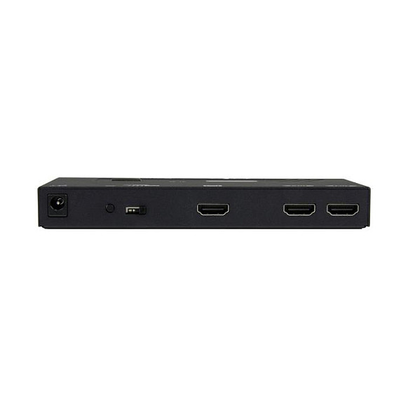 StarTech.com Switch HDMI de 2 Puertos HD1080P 1920x1200 con Conmutacion Automatica y Prioritaria - Soporte HDCP, Plug and Play, Distancia 10m, Negro, P/N SV231HD2A