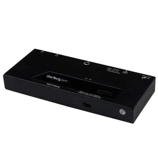 StarTech.com Switch HDMI de 2 Puertos HD1080P 1920x1200 con Conmutacion Automatica y Prioritaria - Soporte HDCP, Plug and Play, Distancia 10m, Negro, P/N SV231HD2A StarTech.com Switch HDMI de 2 Puertos HD1080P 1920x1200 con Conmutacion Automatica y Prioritaria - Soporte HDCP, Plug and Play, Distancia 10m, Negro, P/N SV231HD2A