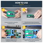 StarTech.com Adaptador de SSD M.2 NGFF a 2.5 Pulgadas SATA, Convertidor SATA III 6 Gbps, Compatible con SATA M.2, Incluye Tornillos y Bracket Abierto, Color Verde