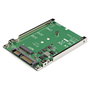 StarTech.com Adaptador de SSD M.2 NGFF a 2.5 Pulgadas SATA, Convertidor SATA III 6 Gbps, Compatible con SATA M.2, Incluye Tornillos y Bracket Abierto, Color Verde