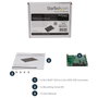 StarTech.com Adaptador de SSD M.2 NGFF a 2.5 Pulgadas SATA, Convertidor SATA III 6 Gbps, Compatible con SATA M.2, Incluye Tornillos y Bracket Abierto, Color Verde