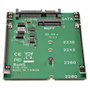 StarTech.com Adaptador de SSD M.2 NGFF a 2.5 Pulgadas SATA, Convertidor SATA III 6 Gbps, Compatible con SATA M.2, Incluye Tornillos y Bracket Abierto, Color Verde