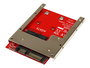 StarTech.com Adaptador Conversor mSATA a SATA 2.5 Pulgadas para SSD - SATA 6Gb/s, Kit de Montaje Incluido, Compatible con Unidades SSD mSATA y HDD