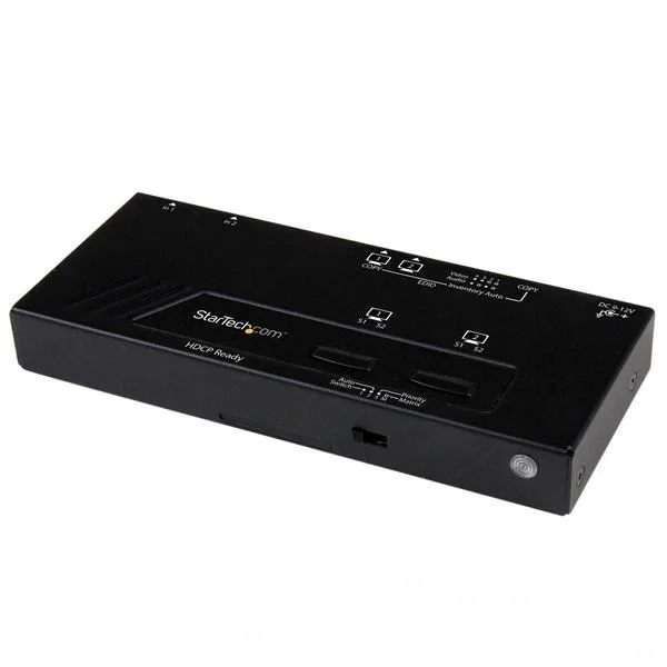 StarTech.com Switch Matricial HDMI 2x2 - Conmutador Matrix con Auto y Prioridad, 1080p, Aluminio, Negro StarTech.com Switch Matricial HDMI 2x2 - Conmutador Matrix con Auto y Prioridad, 1080p, Aluminio, Negro