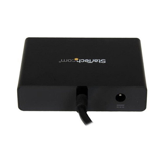 StarTech.com Hub MST de 3 Puertos DisplayPort 1.2 - Divisor Splitter para 3 Monitores DP a 2x DisplayPort 4K 30Hz 1x 1080p - Alimentado por USB