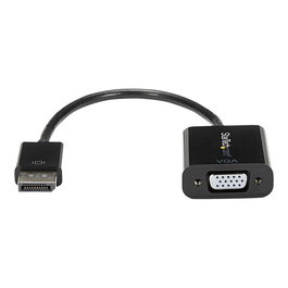 StarTech Adaptador DisplayPort a VGA - Cable de Conversión Activo 10 cm - Resolución 1920x1200 Full HD - DisplayPort Macho a VGA Hembra - DP2VGA3