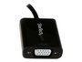 StarTech Adaptador DisplayPort a VGA - Cable de Conversión Activo 10 cm - Resolución 1920x1200 Full HD - DisplayPort Macho a VGA Hembra - DP2VGA3