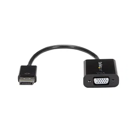 Startechcom Adaptador DisplayPort a VGA DP2VGA3 Negro 10cm