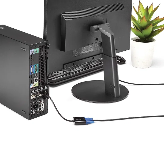 Startechcom Adaptador DisplayPort a VGA DP2VGA3 Negro 10cm