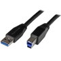 StarTech.com Cable USB 3.0 A a B de 1 m, Azul