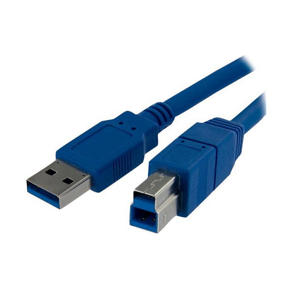 StarTech.com Cable USB 3.0 A a B de 1 m, Azul