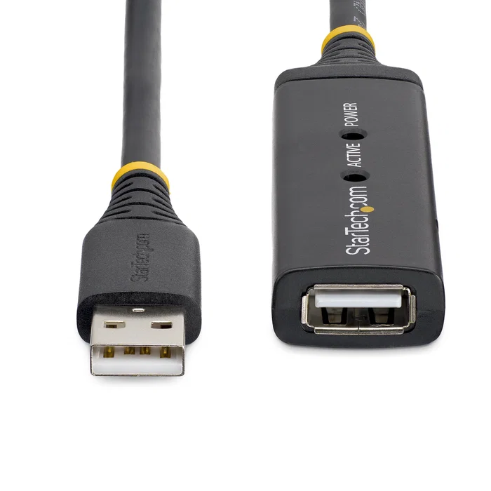 StarTech Cable de Extensión USB 2.0 Activo 5m USB A Macho a Hembra, Negro StarTech Cable de Extensión USB 2.0 Activo 5m USB A Macho a Hembra, Negro