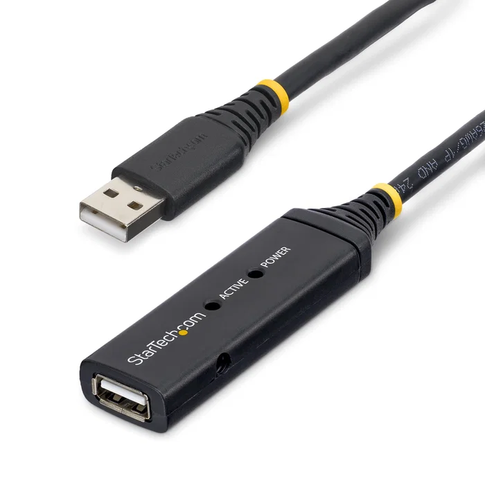 StarTech Cable de Extensión USB 2.0 Activo 5m USB A Macho a Hembra, Negro StarTech Cable de Extensión USB 2.0 Activo 5m USB A Macho a Hembra, Negro