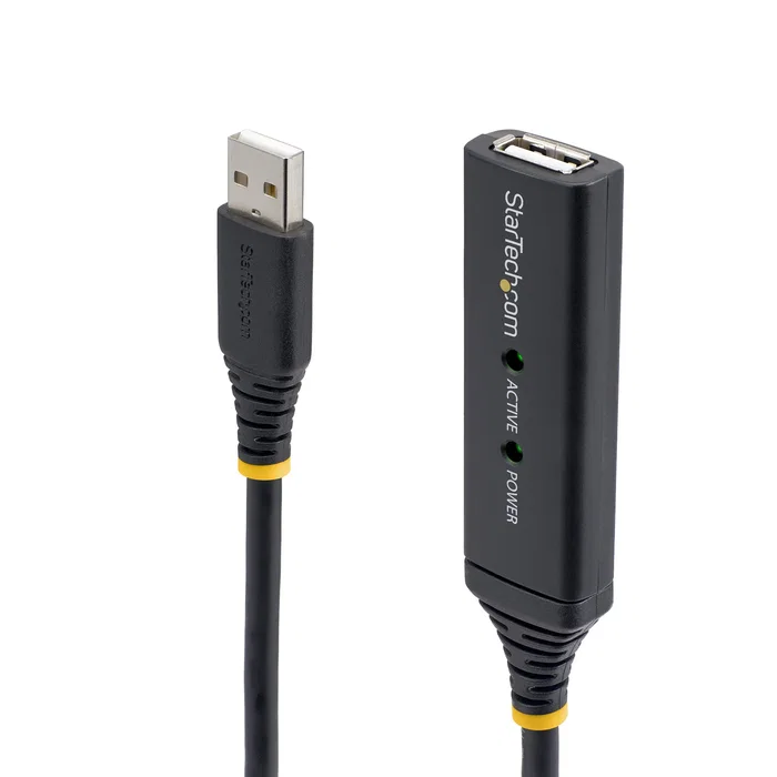 StarTech Cable de Extensión USB 2.0 Activo 5m USB A Macho a Hembra, Negro StarTech Cable de Extensión USB 2.0 Activo 5m USB A Macho a Hembra, Negro