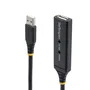 StarTech Cable de Extensión USB 2.0 Activo 5m USB A Macho a Hembra, Negro