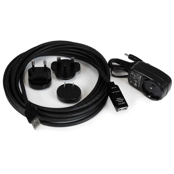 StarTech.com Cable de extensión USB 2.0 activo 5m USB A Macho a Hembra Negro StarTech.com Cable de extensión USB 2.0 activo 5m USB A Macho a Hembra Negro