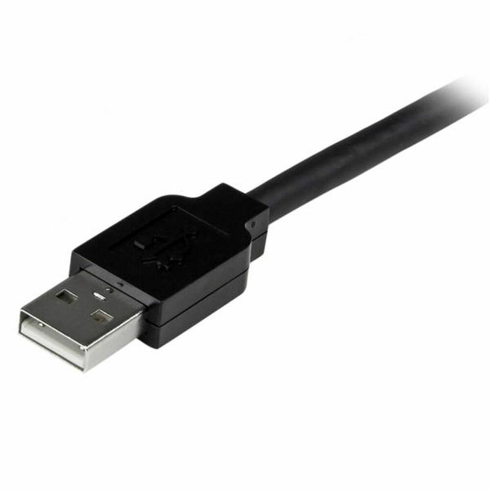 StarTech.com Cable de extensión USB 2.0 activo 5m USB A Macho a Hembra Negro