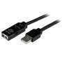 StarTech.com Cable de extensión USB 2.0 activo 5m USB A Macho a Hembra Negro