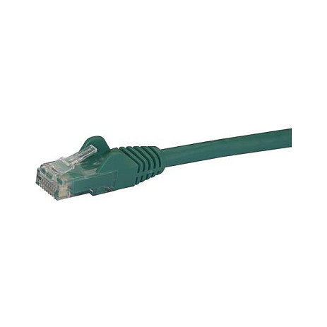 StarTech.com Cable de Parcheo Cat6 UTP 1 Metro Verde Snagless RJ45, Gigabit Ethernet 1000 Mbps, PoE, ETL/CE/REACH, CMG