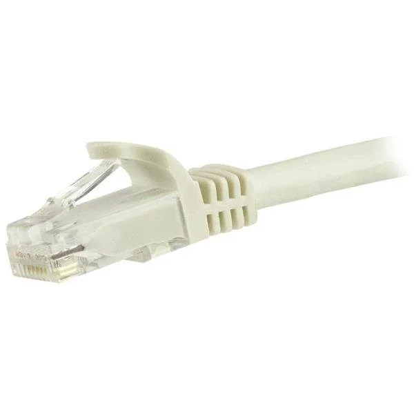 StarTech.com Cable de red Cat6 UTP RJ45 Snagless 5m Blanco N6PATC5MWH