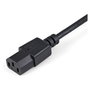StarTech.com Cable de Extensión de Alimentación C14 a C13, 1m, 10A 125V, 18AWG, Alargador IEC-320-C14 a IEC-320-C13