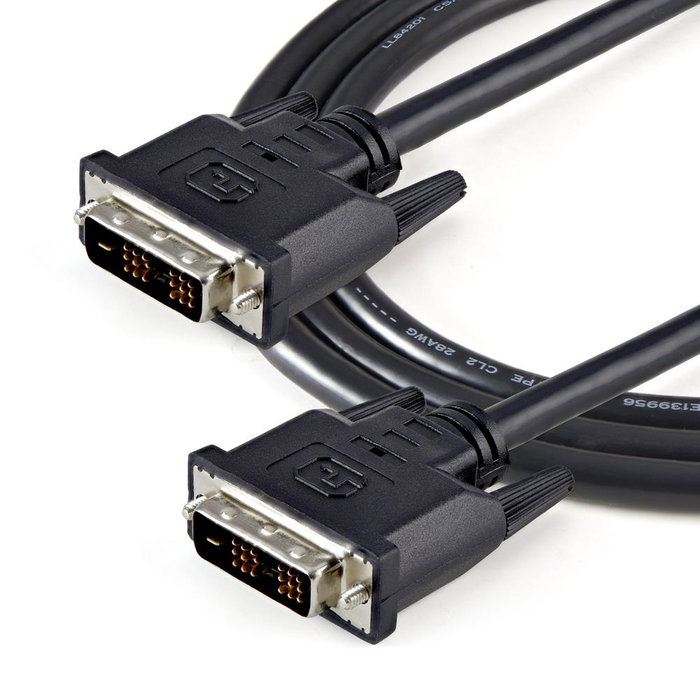 Startech DVI-D Cable de 2 m Macho a Macho Negro - 1920x1200 4.95 Gbps
