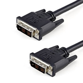 Startech DVI-D Cable de 2 m Macho a Macho Negro - 1920x1200 4.95 Gbps