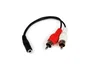 StarTech.com Cable Adaptador de Audio Estéreo Mini Jack 3,5mm Hembra a 2x RCA Macho (15cm)