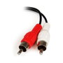 StarTech.com Cable Adaptador de Audio Estéreo Mini Jack 3,5mm Hembra a 2x RCA Macho (15cm)