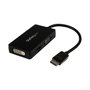 StarTech.com Adaptador DisplayPort a VGA / DVI / HDMI 3 en 1 - Convertidor Plug and Play, Cable de 0.15 m, Resolución 1920x1200 y 1080p, Negro