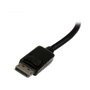 StarTech.com Adaptador DisplayPort a VGA / DVI / HDMI 3 en 1 - Convertidor Plug and Play, Cable de 0.15 m, Resolución 1920x1200 y 1080p, Negro